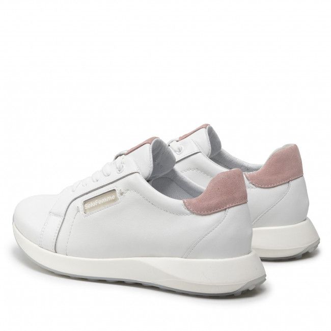Sneakers SOLO FEMME - 10102-01-N01/N04-03-00 Biały/Pudrowy Róż