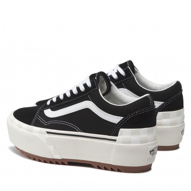 Scarpe sportive Vans - Old Skool Stacked VN0A4U155ZN1 (Suedecanvas)Blkblncdblnc