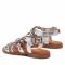 Sandali Roberto - 3022 Srebrny Lico
