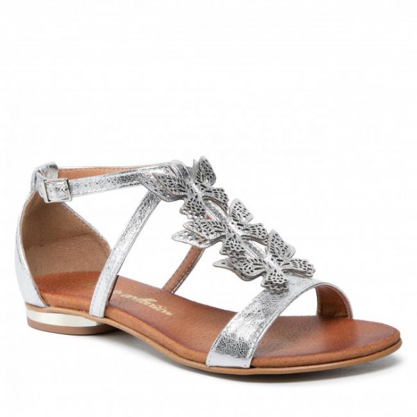 Sandali ROBERTO - 3120 Srebrny Lico Sandali ROBERTO - 3120 Srebrny Lico