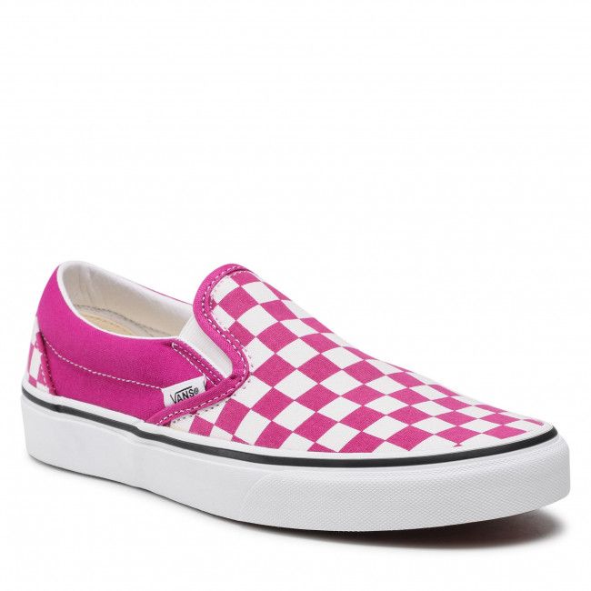 Scarpe sportive Vans - Classic Slip-O VN000XG8AZY1 (Checkerboard) Fchsrdtrwht