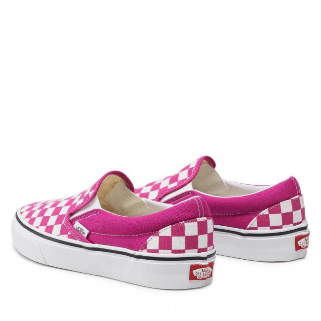 Scarpe sportive Vans - Classic Slip-O VN000XG8AZY1 (Checkerboard) Fchsrdtrwht