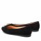 Ballerine BALDACCINI - 1655000 Czarny Zamsz