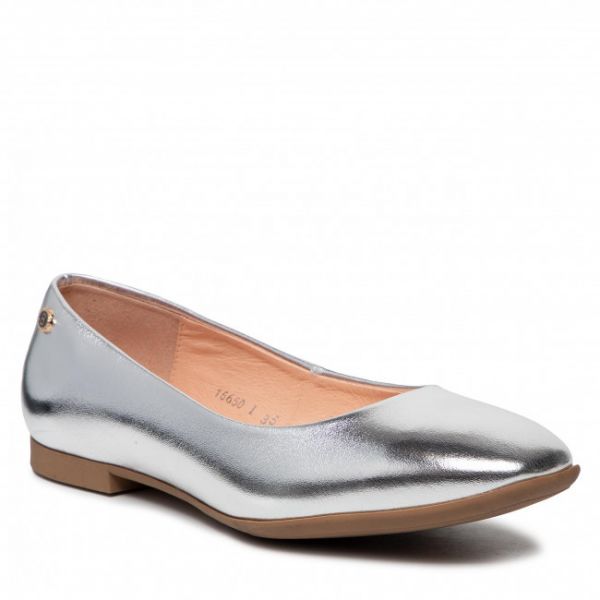 Ballerine BALDACCINI - 1665000 Srebro Włoskie Ballerine BALDACCINI - 1665000 Srebro Włoskie