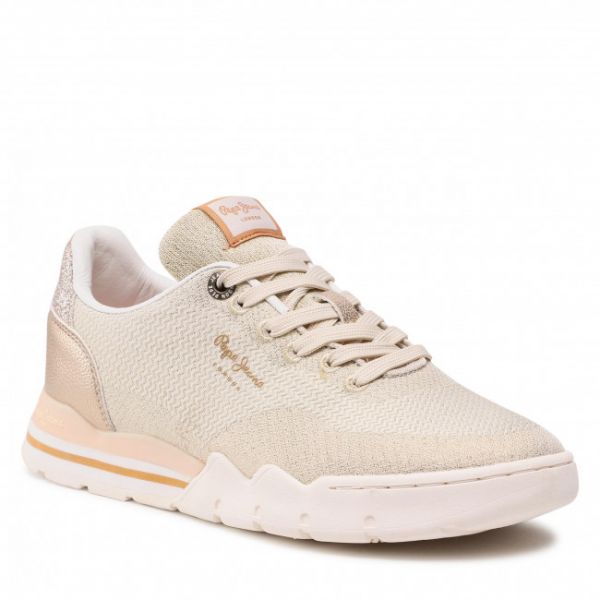 Sneakers PEPE JEANS - Siena Woven PLS31126 Gold 099