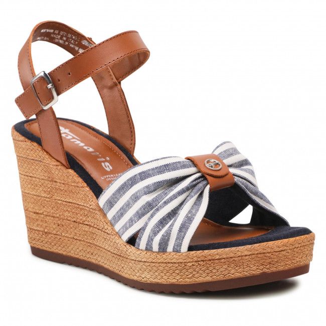 Sandali TAMARIS - 1-28346-28 Cuoio/Stripes 483