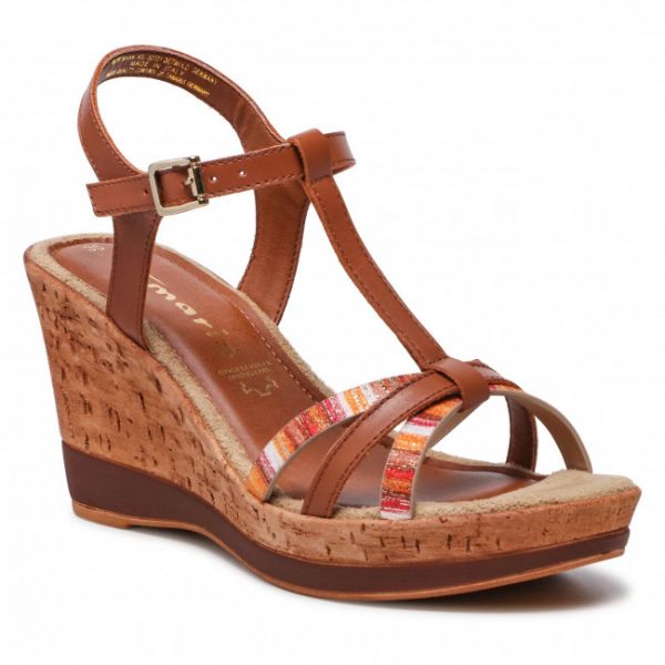 Sandali TAMARIS - 1-28347-28 Cognac Comb 392/1 Sandali TAMARIS - 1-28347-28 Cognac Comb 392/1