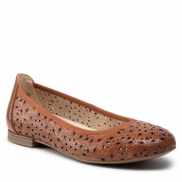Ballerine CAPRICE - 9-22101-28 Cognac Nappa 303 Ballerine CAPRICE - 9-22101-28 Cognac Nappa 303