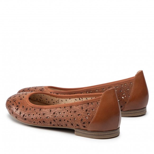 Ballerine CAPRICE - 9-22101-28 Cognac Nappa 303