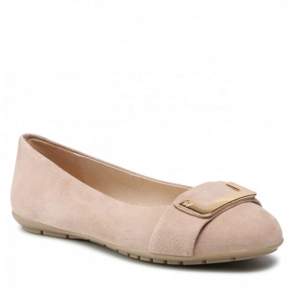 Ballerine CAPRICE - 9-22130-28 Sand Suede 318 Ballerine CAPRICE - 9-22130-28 Sand Suede 318
