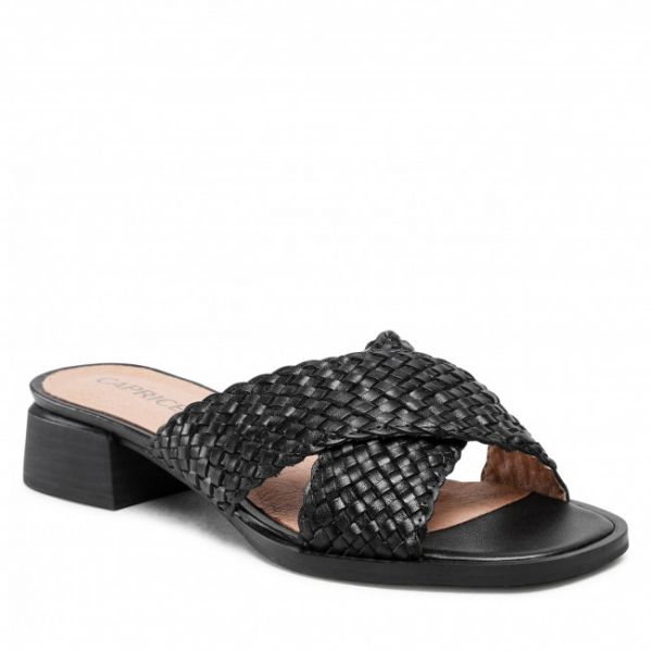 Ciabatte CAPRICE - 9-27200-28 Black Nappa 022 Ciabatte CAPRICE - 9-27200-28 Black Nappa 022