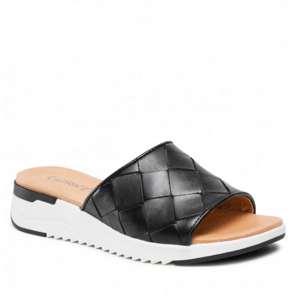 Ciabatte CAPRICE - 9-27201-28 Black Nappa 022 Ciabatte CAPRICE - 9-27201-28 Black Nappa 022