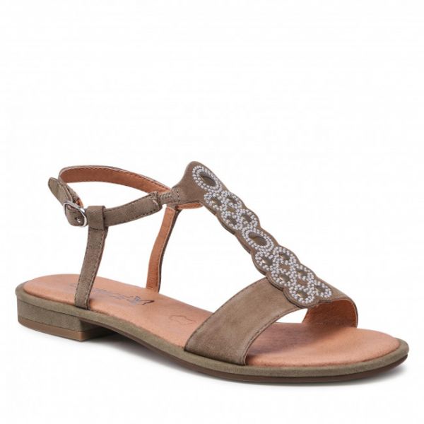 Sandali CAPRICE - 9-28110-28 Cactus Suede 759 Sandali CAPRICE - 9-28110-28 Cactus Suede 759