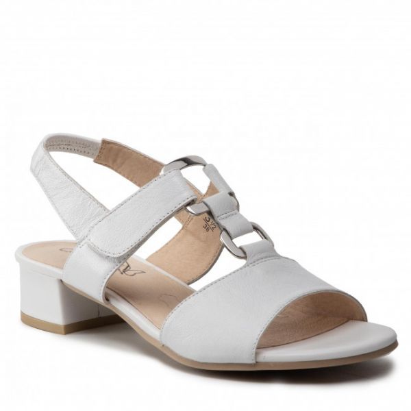 Sandali CAPRICE - 9-28213-28 White Nappa 102 Sandali CAPRICE - 9-28213-28 White Nappa 102