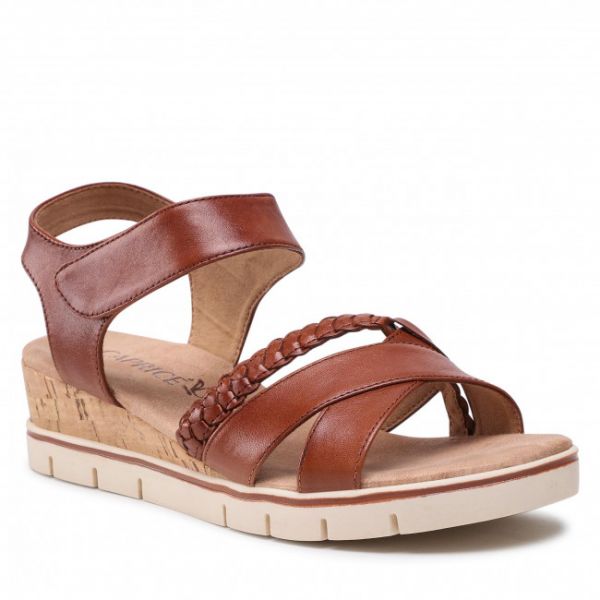Sandali CAPRICE - 9-28709-28 Cognac Nappa 303