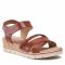 Sandali CAPRICE - 9-28709-28 Cognac Nappa 303