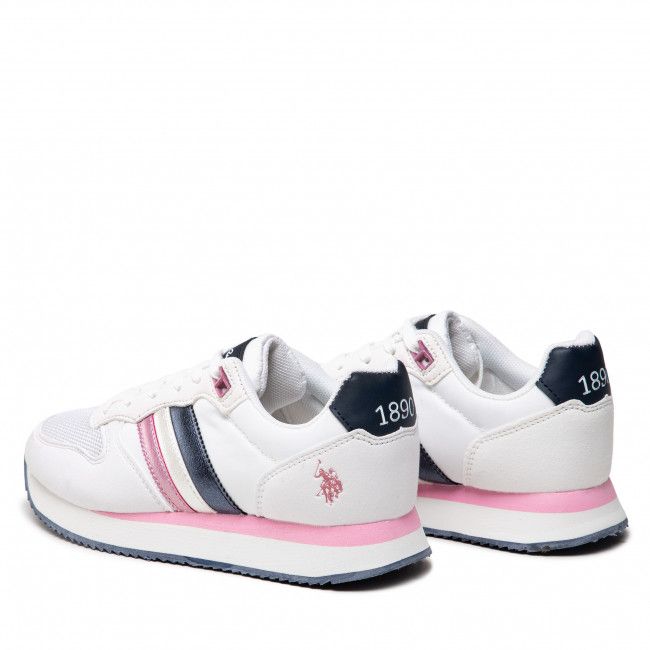 Sneakers U.S. POLO ASSN. - Nobiw004 NOBIW004W/2TH1 Whi/Pin01