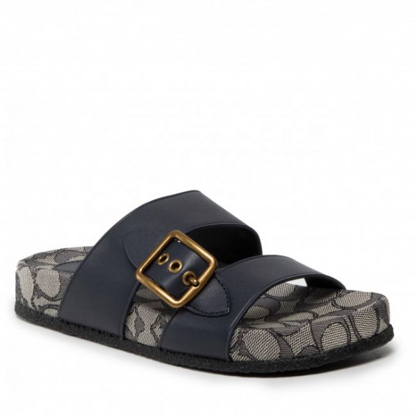 Ciabatte Coach - Addison Leather C8899 Midnight Navy Ciabatte Coach - Addison Leather C8899 Midnight Navy