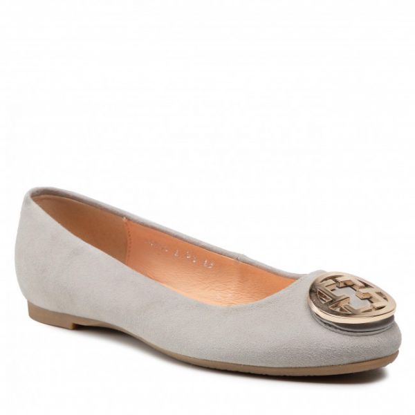 Ballerine BALDACCINI - 1655000 Szary Zamsz Ballerine BALDACCINI - 1655000 Szary Zamsz