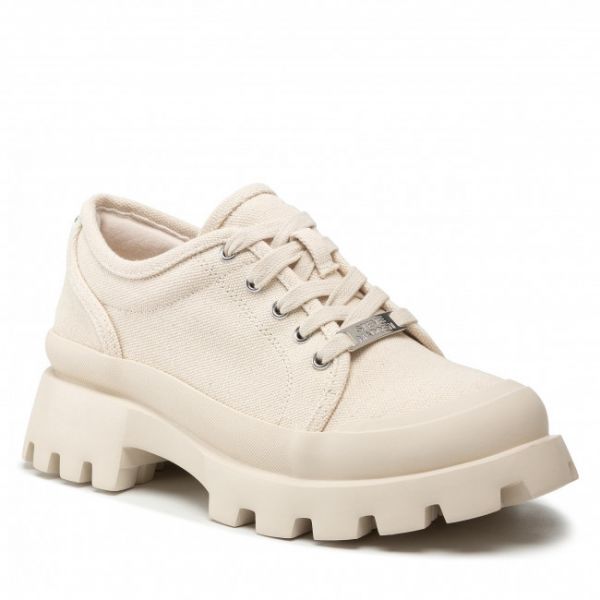 Scarpe basse STEVE MADDEN - Mt Fuji SM11001840 Natural Canvas 19A Scarpe basse STEVE MADDEN - Mt Fuji SM11001840 Natural Canvas 19A