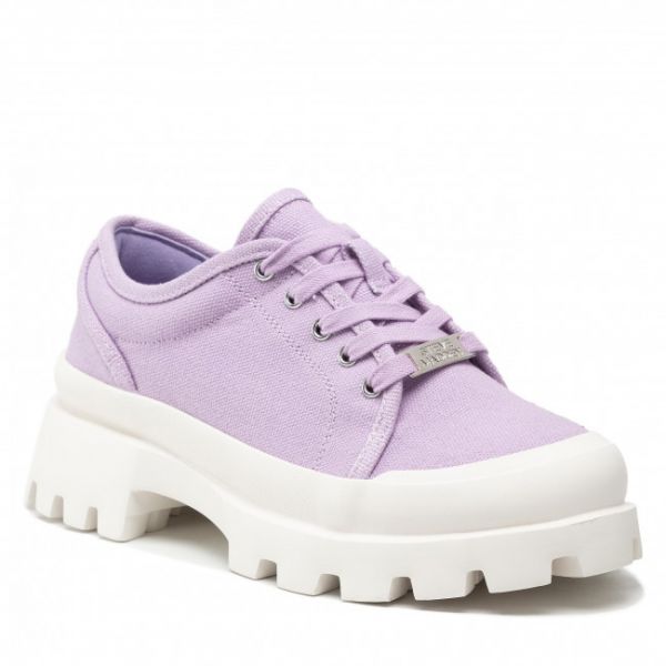 Scarpe basse STEVE MADDEN - Mt Fuji SM11001840-04004-56P Lavender Canvas Scarpe basse STEVE MADDEN - Mt Fuji SM11001840-04004-56P Lavender Canvas