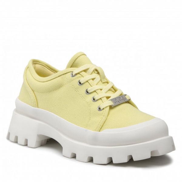 Scarpe basse STEVE MADDEN - Mt Fuji SM11001840-04004-719 Yellow Fabric Scarpe basse STEVE MADDEN - Mt Fuji SM11001840-04004-719 Yellow Fabric