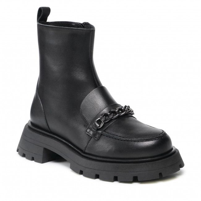Tronchetti VERO MODA - Vmmileo Leather Boot 10262373 Black