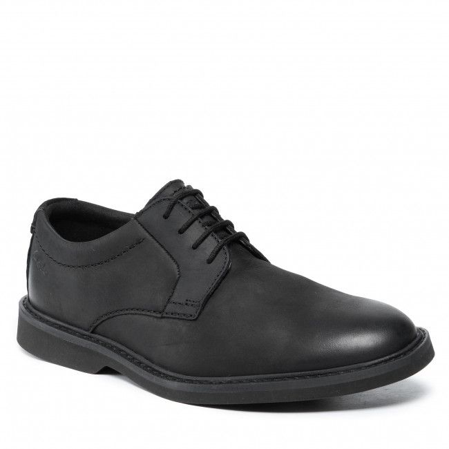 Scarpe basse CLARKS - Atticus Ltlace 261632397 Black Leather