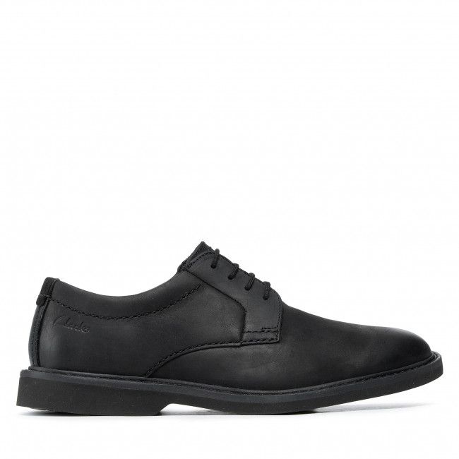 Scarpe basse CLARKS - Atticus Ltlace 261632397 Black Leather