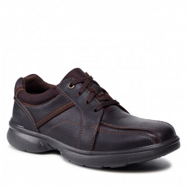 Scarpe basse Clarks - Bradley Walk 261533267 Brwon Tumb Scarpe basse Clarks - Bradley Walk 261533267 Brwon Tumb