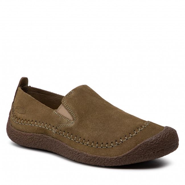 Scarpe basse KEEN - Howser Suede Slip-On 1024945 Timberwolf/Chestnut