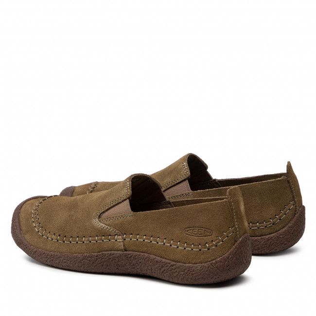 Scarpe basse KEEN - Howser Suede Slip-On 1024945 Timberwolf/Chestnut