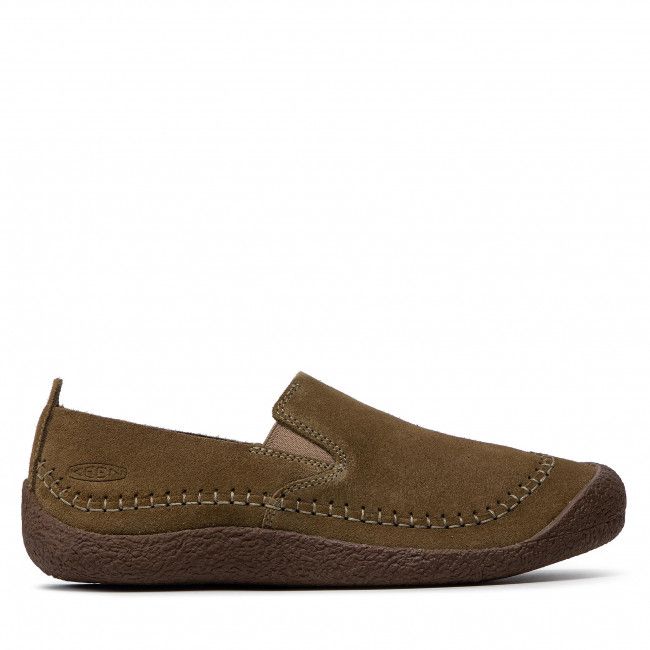 Scarpe basse KEEN - Howser Suede Slip-On 1024945 Timberwolf/Chestnut