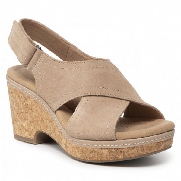Sandali CLARKS - Giselle Cove 261582004 Sand