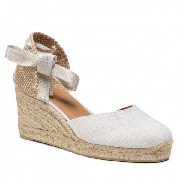 Espadrillas CASTAÑER - Carina/6/032 021769-4078 Blanco/Oro