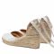 Espadrillas CASTAÑER - Carina/6/032 021769-4078 Blanco/Oro