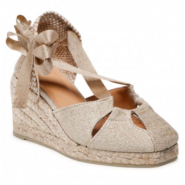 Espadrillas CASTAÑER - Fani 6/032 022674-3004 Oro Claro