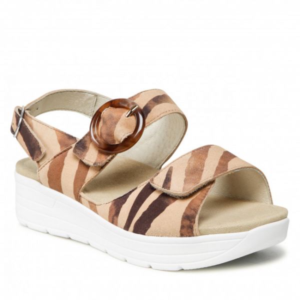 Sandali SOLIDUS - Greta 48022-40466 Zebra Camel