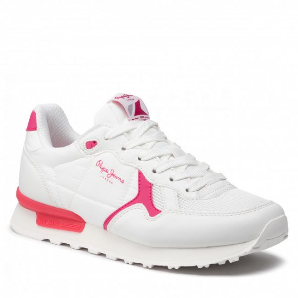 Sneakers PEPE JEANS - Britt W Fresh PLS31324 White 800 Sneakers PEPE JEANS - Britt W Fresh PLS31324 White 800