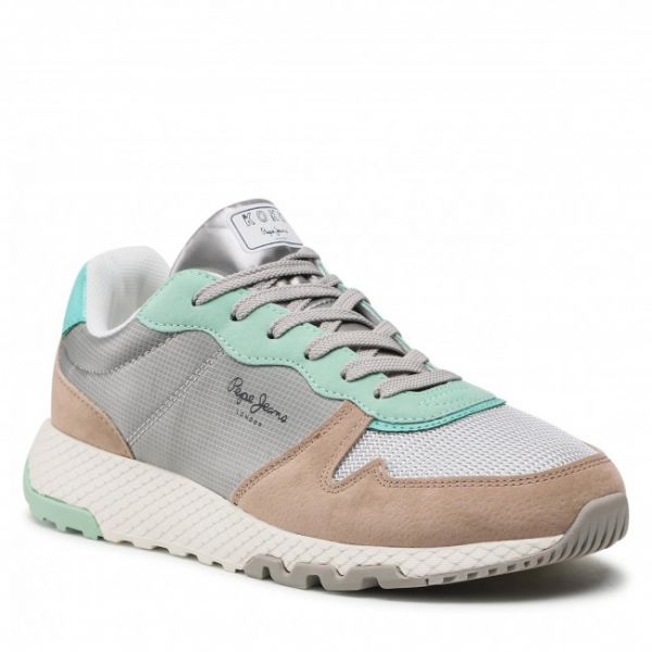 Sneakers PEPE JEANS - Koko Mic PLS31336 Platinum Sneakers PEPE JEANS - Koko Mic PLS31336 Platinum