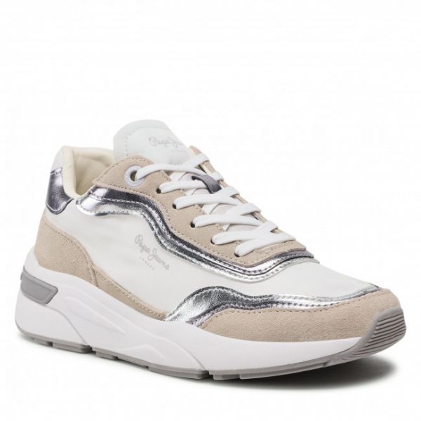 Sneakers PEPE JEANS - Arrow Layer PLS31342 White 800 Sneakers PEPE JEANS - Arrow Layer PLS31342 White 800