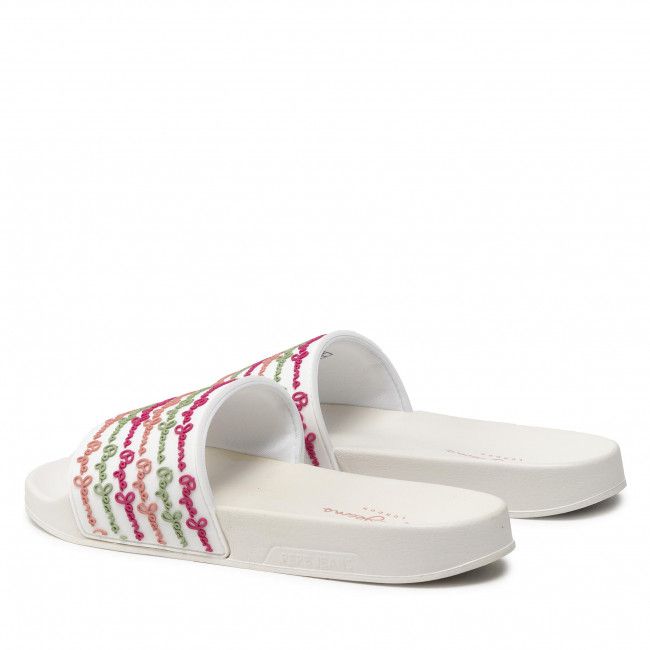 Ciabatte PEPE JEANS - Slider Colors PLS70110 Off White 800