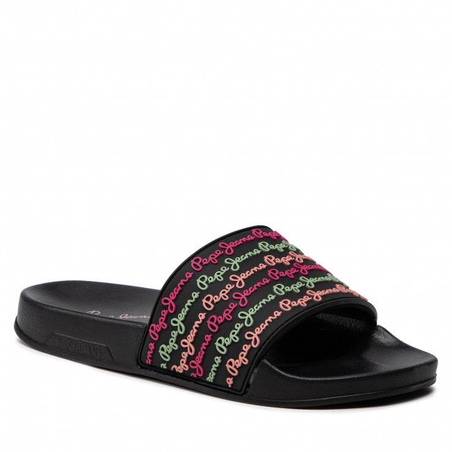 Ciabatte PEPE JEANS - Slider Colors PLS70110 Black 999