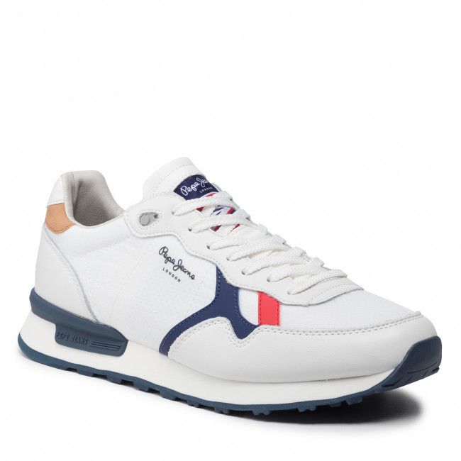 Sneakers Pepe Jeans - Britt Man Flag PMS30805 White 800