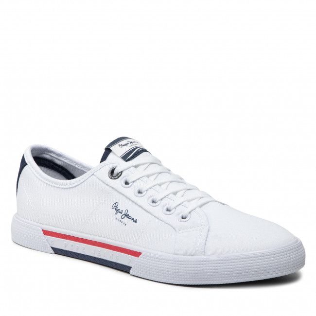 Scarpe sportive Pepe Jeans - Brady Men Basic PMS30816 White 800