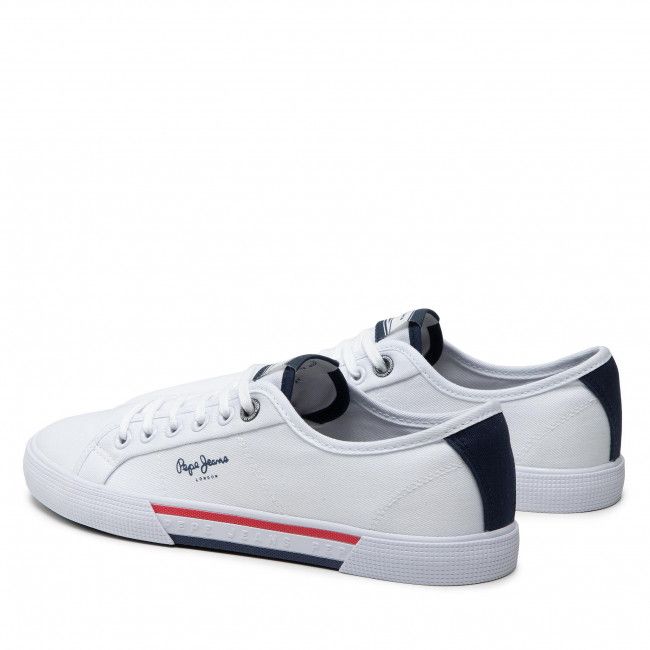 Scarpe sportive Pepe Jeans - Brady Men Basic PMS30816 White 800