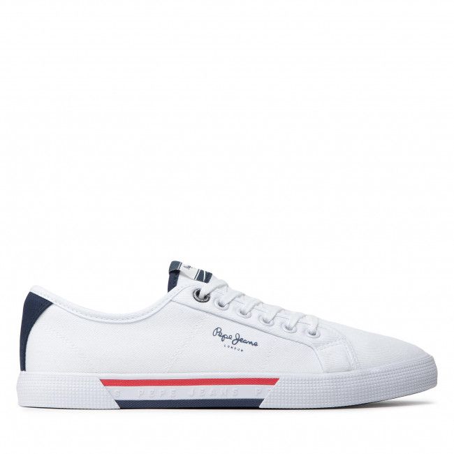 Scarpe sportive Pepe Jeans - Brady Men Basic PMS30816 White 800