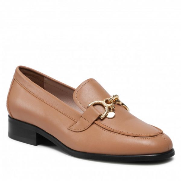 Loafers KARINO - 4150/007-P J.Beż/Lico Loafers KARINO - 4150/007-P J.Beż/Lico