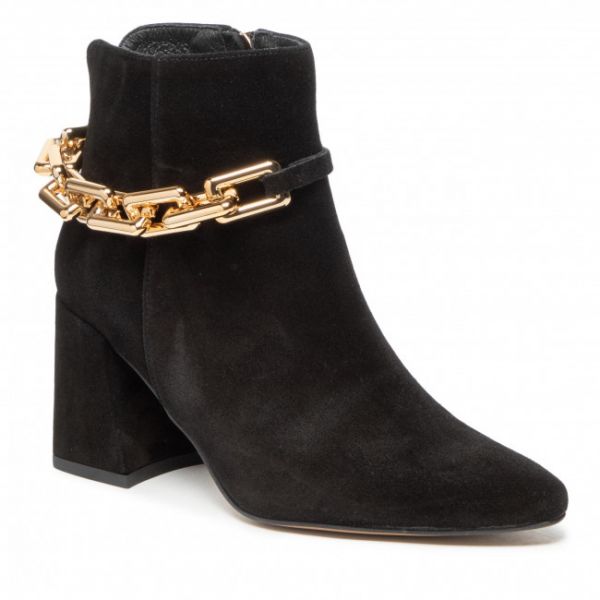 Tronchetti KARINO - 3977/003 Czarny/Welur