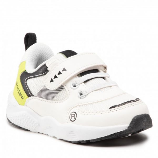 Sneakers SHONE - 10260-021 White/Yellow Fluo Sneakers SHONE - 10260-021 White/Yellow Fluo